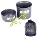 FDA Camping Cookware Stove Carabiner Canister Stand Tripod Stainless Steel Cup