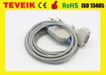 Teveik Factory Price Fukuda Denshi 10 leadwire DB 15pin ECG/EKG Cable For