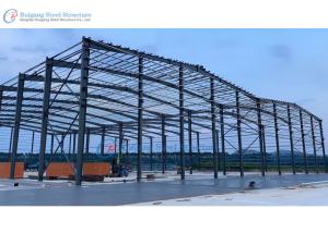 China Customized Steel Structure Warehouse , Prefab Steel Buildings Construction factory