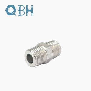 China Brass Nipple Fitting Pipe Connector Screw Pipe Connector factory