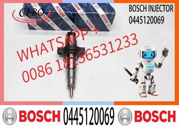 Diesel Common Rail Fuel Injector Nozzle 0445120069 For Engine 3976646/4930440