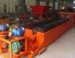 Professional Double Spiral Washer , Sand Washing Equipment High Degree Cleanness