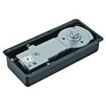 Floor Hinge T-08, color:black, casting iron, weight capacity 95kgs,