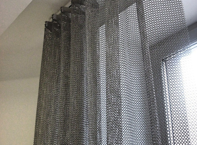 Aluminum 0.8 Mm Wire Diameter Chainmail Curtain Decorative Ring Metal Mesh Excellent Durability And Flexibility
