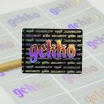 Anti Fake Logo Printing 3D Holographic Security Label Card Laser Hologram