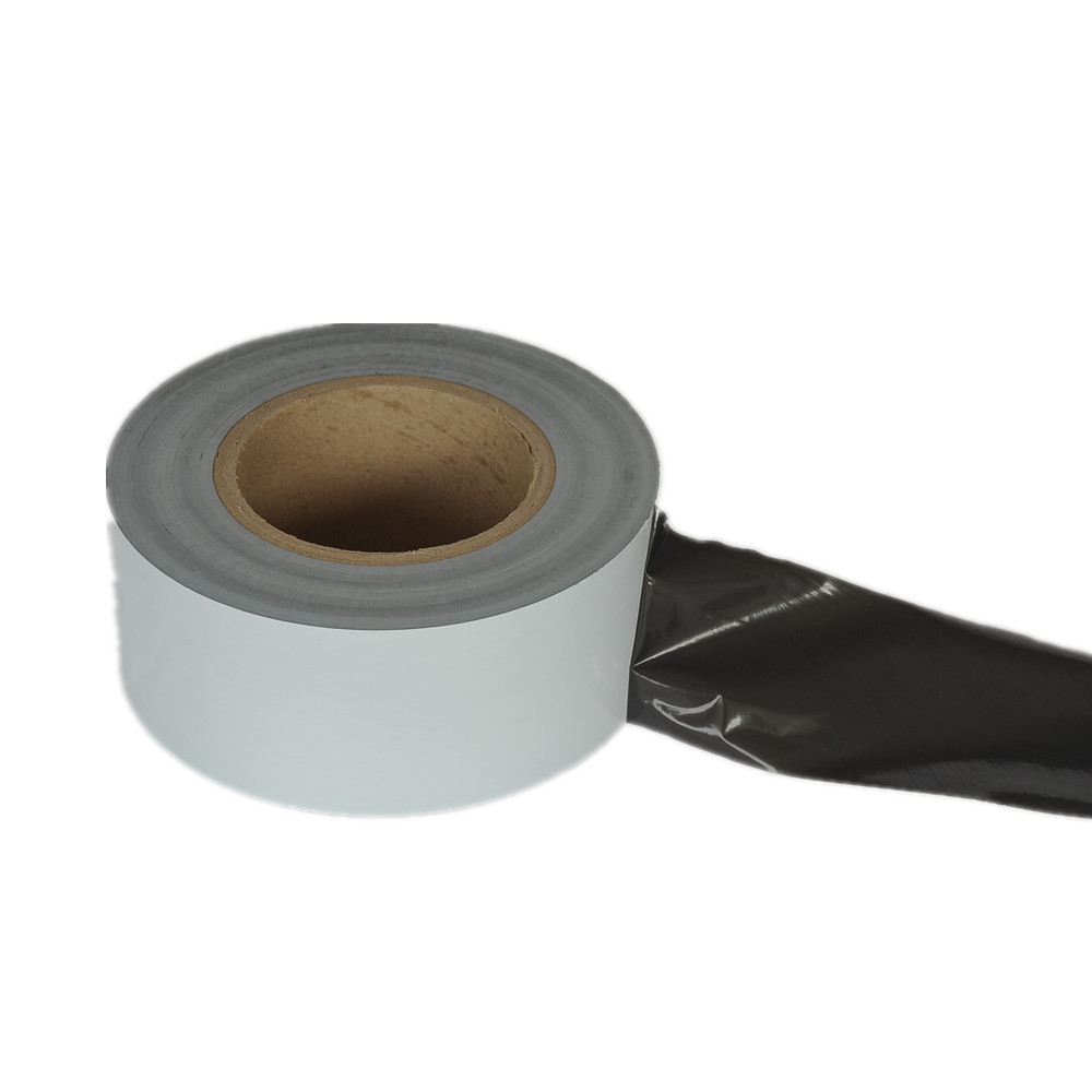 Black & White Color PE Protective Film For Power Coated Aluminium Profile Of Sandblast Surface