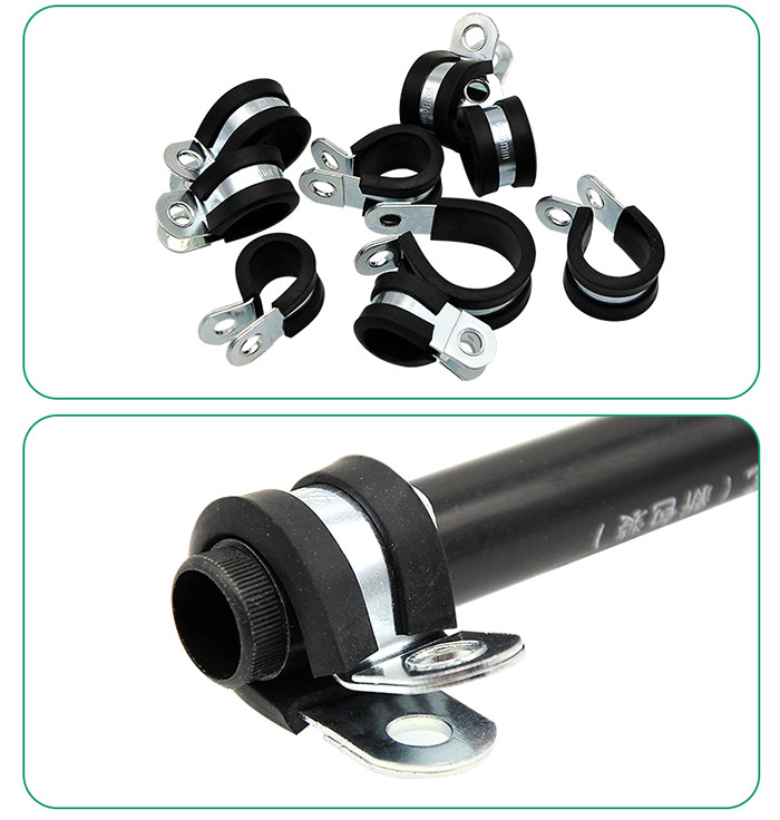 Insulated 3/16 Inch Brake Hose Clips Brake Line Mounting Clamps