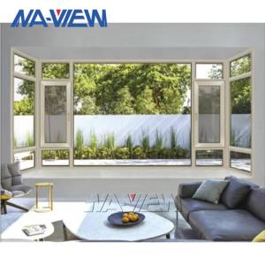 China Foshan Factory Price Aluminum Casement Windows With Mosquito Net For Villa factory