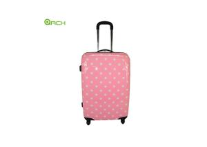 China ABS PC Printed Hard Sided Luggage Spacious For Frequent Travelers factory
