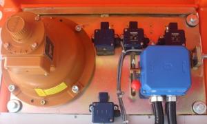 China 1.4m/S 50kN Anti Fall Safety Device Middle Speed Hoist Spare Parts factory