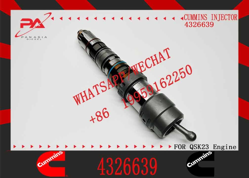 Original Genuine Engineering machinery dump truck Fuel Injector 4326639 4954801 4921360 4088430 for K78 QSK78 Engine