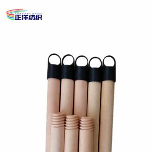 China 65-150cm Cleaning Mop Handle Natural Painted Plastic Coated Wooden Mop Handle Broom Stick factory