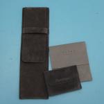 Portable Suede Jewelry Pouch , Envelope Style Personalized Jewelry Bag