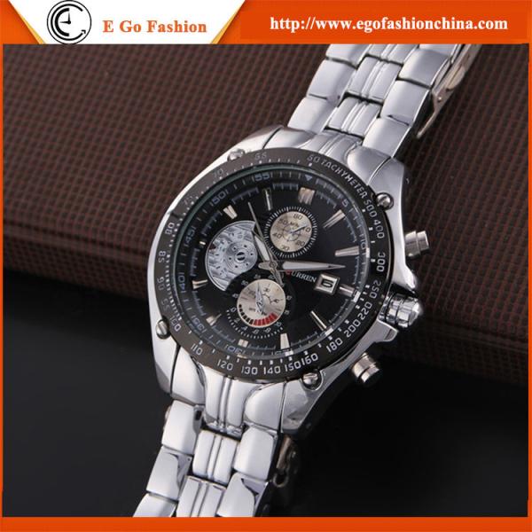8083 Sport Watch Business Men Watches 3 Knobs Subdials for Decoration Wristwatch