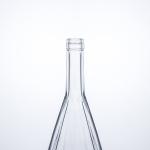 Polygonal Shape Glass Bottle for Gin Rum Whisky Cork Top and Sealing Type Cork