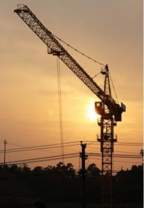 China Safety Heavy Lift Construction Tower Crane 120m Lifting factory