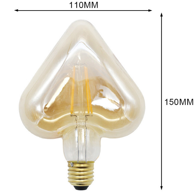 PH-110 E27 edison filament light bulb 2W 120V 220V decoration LED Filament bulb