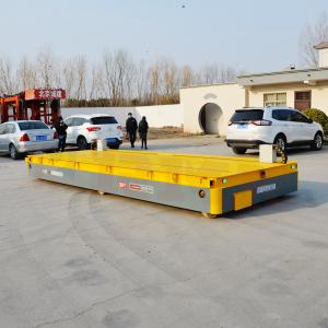 China 30Tons Mold Battery Powered Transfer Carts Remote Control Transfer Trolley factory