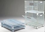 Professional Metal Cage Containers / Galvanised Steel Cages For Storage