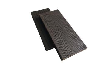 China 2.4m Natural Wood Looking 25mm 140mm Composite Decking Board factory