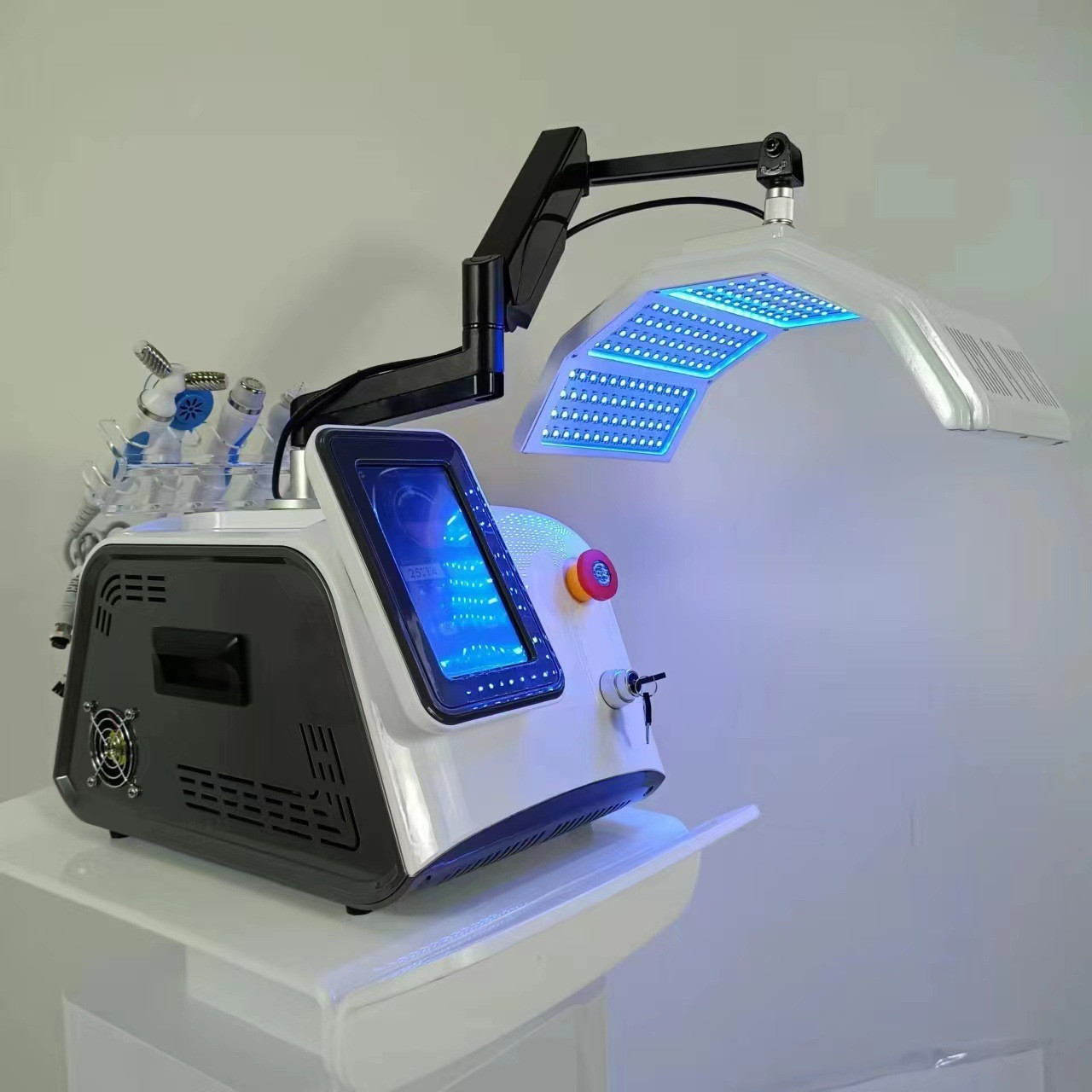 6 In 1 Photon Light Therapy Machine PDT Hydrafacial Care Beauty Device