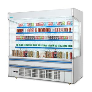 Embraco Compressor Multideck Open Cooler For Hypermarket / Restaurant