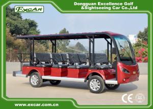 China Fashion 14 Person Electric Sightseeing Bus , Max forward speed 45km/h factory