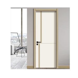 China Fireproof Hotel Room Pvc Solid Wood Internal Doors factory