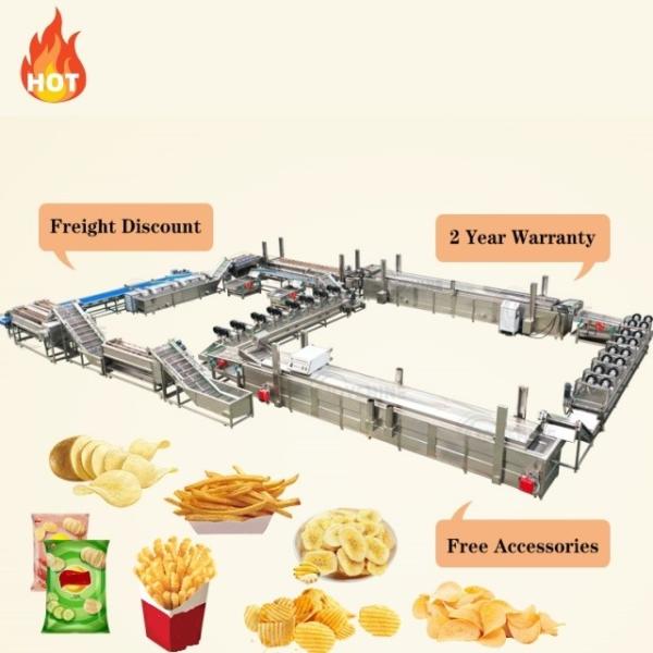 Full Automatic Joyshine Frozen Potato Crisp Making Machine for French Fries Size