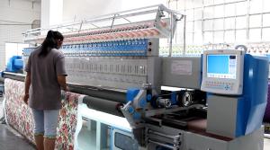 China Professional Industrial Embroidery Machines 3353 Mm Embroidery Width , Minimum Operating Noise factory