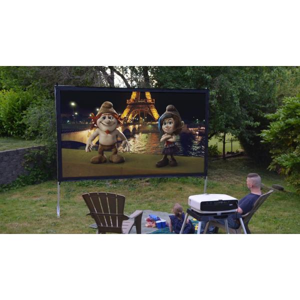 Portable Foldable Large Size Outdoor Fast Folding Projector Projection Screen 200 Inch