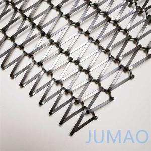 China Chrome Finished Decorative Wire Grille Steel Mesh Fabric factory