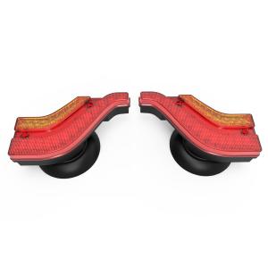 China Chargeable Wireless Trailer Light Kits Rear Stop Plate Trucks Magnetic Led Tail Light factory