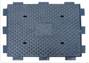 China 250X250 Square Drain Grate Covers Ductile Iron With EN124 D400 C250 B125 factory