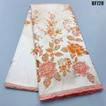 African Brocade Jacquard Fabric in Fashionable Damask Design for Party and