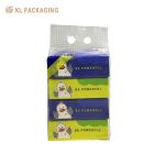 Custom Makeup Facial Paper Tissue Remover Towel Pocket Poly Facial Tissue Bag