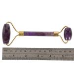 Amethyst purple Double Jade Roller