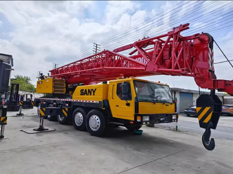 China Famous Brand Original 100 Ton Used Sany Stc1000 Truck Crane Second Hand Hydraulic Mobile Cranes In Good Condition