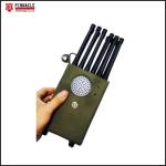 12CH Handheld Cellular Military Cell Phone Jammer VHF UHF Radio Signal Blocker