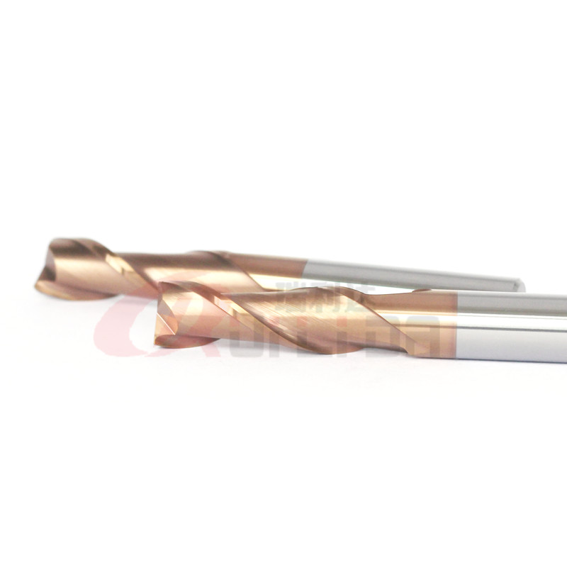 10mm 3/8" Solid Carbide End Mill Cutter 2 Flute For Slot Milling HRC55