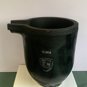 Non Ferrous Alloys Silicon Carbide Graphite Crucible High Temperature Melting