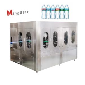 China SUS304 High Efficient Pure Mineral Water Filling Machine With Plastic Screw Cap factory