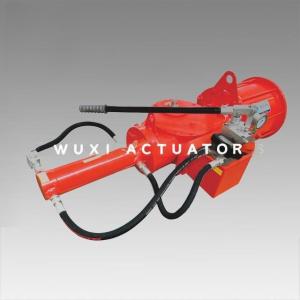 China Single Double Acting Scotch Yoke Pneumatic Actuator High Torque Aluminum Alloy Body factory