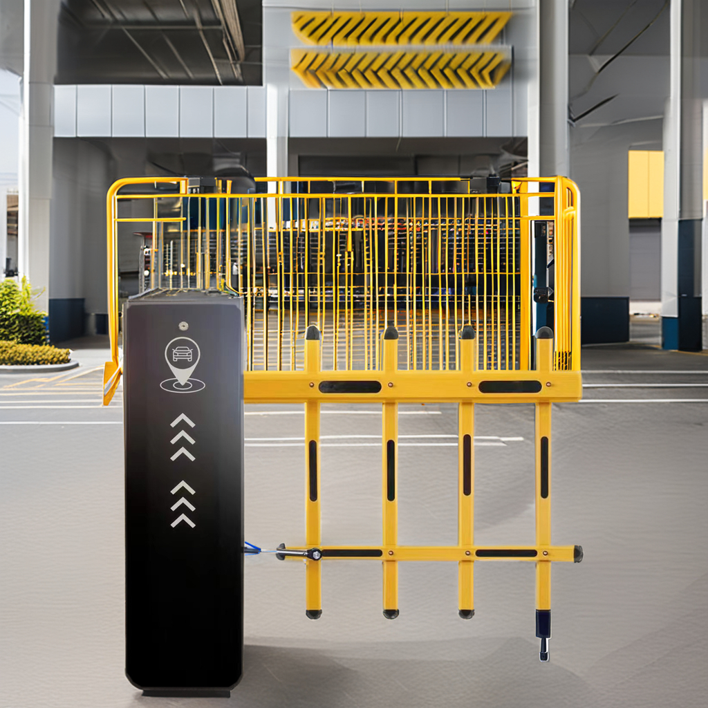 VIP Parking Barrier Gate with RFID Access Control - Folded Arm Design