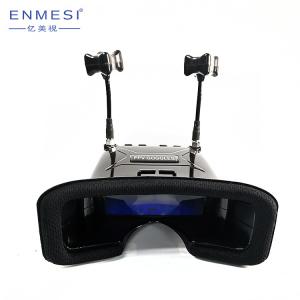 China 80 Degree Mini FPV Video Glasses 960* 240 Resolution Small Size TFT Screen factory