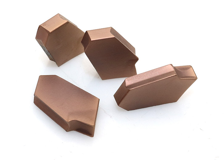 QC1403 Grooving & Turning Inserts , Carbide Insert Parting Tool Perfect Surface Finish
