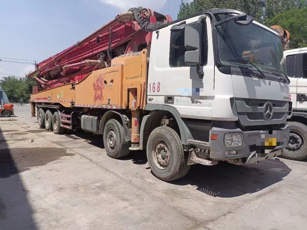 Heavy Equipment 62m Concrete Boom Pump Mercedes Benz Used Concrete Pump Truck