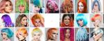 Hair Dye Hair Color Cream Tinte Para El Cabello Box Free Permanent Acceptable
