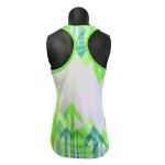 Green Color Casual Sport Clothes Ladies Running Singlets All Sizes Available