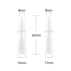 China Good Standard White Breathalyzer Disposable Mouthpieces / Blowpipe For Various Machines factory